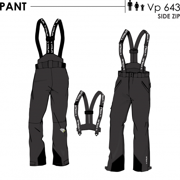 Pantalon full zip enfant VP643-DX-J